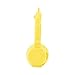POENVFPO Tadpole Shaped Electronic Music Instrument, Rechargeable Portable Synthesizer Theremin Instrument for Kids with Adjustable Volume (Yellow)