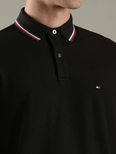Image of Tommy Hilfiger Men Polo Cotton Regular Fit Shirt