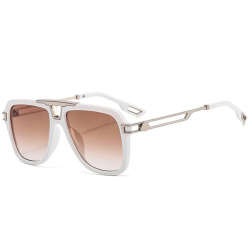 Lunettes de soleil tendance à double pont pour vos sorties urbaines ensoleillées