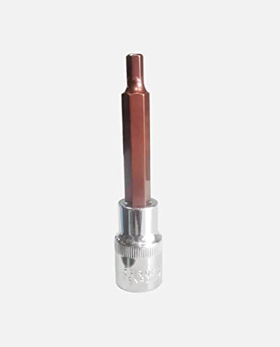 Image of CRV 1 /2 inch Drive 8mm Long Allen Hex Bit Socket, Heavy Duty use, Workshop, Garages, Chrome Vanadium Steel, Rust Free Hardened and Tempered, Anti-Slip & Anti-Corrosion properties