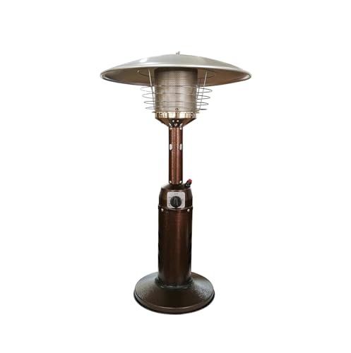 Calentador portátil de gas para patio, quemador de acero inoxidable para exteriores para propano o butano, uso de baja energía, perfecto para cenador, jardín y camping