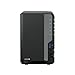 Produktbild Synology DS225+ 12TB (Synology HAT3300-6T) 2-Bay Plus Serie - Intel Celeron J4125 Quad-Core, 2 GB Non-ECC DDR4 SODIMM 1 x 2,5 GbE und 1 x 1 GbE RJ-45 LAN-Port