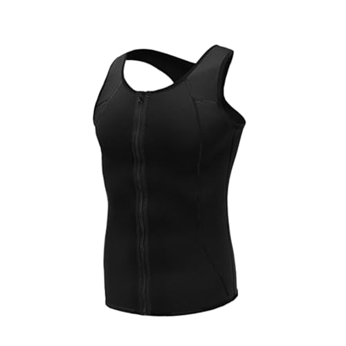Corriger sa posture et suer plus : débardeur de sudation homme noir pour sport