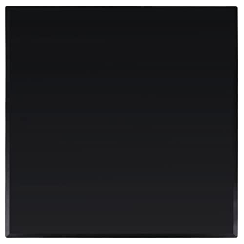Brokky Tischplatte Schreibtischplatte Table Top Gartentischplatte Tischplatte aus gehärtetem Glas Quadratisch 700 x 700 mm