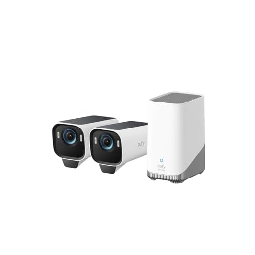 eufy Câmera S3 Pro Kit 2+1 por anker, Câmera De Segurança Wi-Fi Externa Sem Fio, 4K, Energia Solar, Visão Noturna MaxColor, Reconhecimento Facial por IA, Compatível com Alexa, Sem taxas mensais