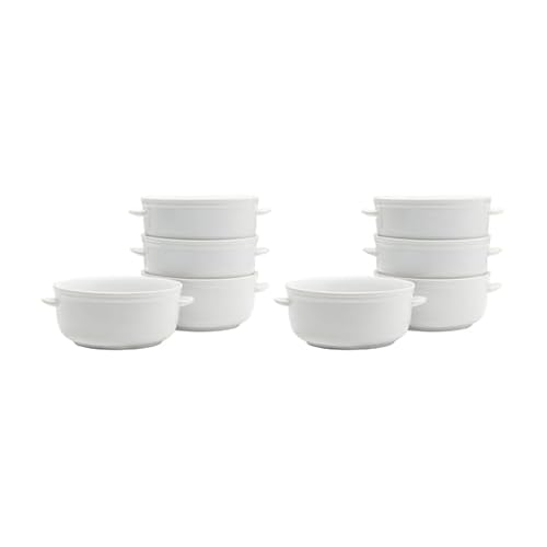 Everyday White by Fitz and Floyd Set of 4 Handled