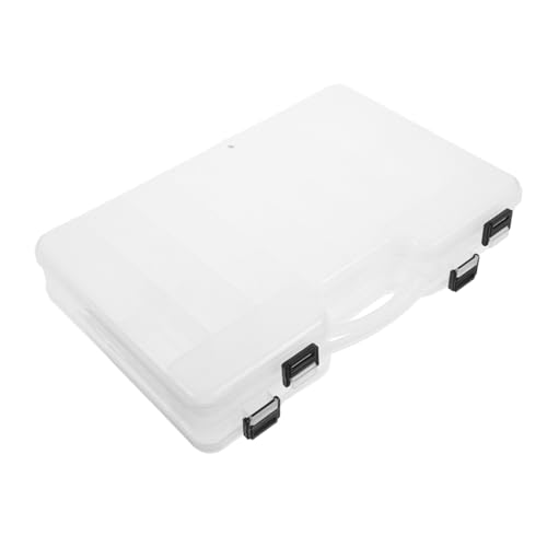 Boîte de rangement double face pour leurres et hameçons compacte
