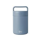 Simple Modern Food Jar for Hot Food | Reusable Stainless Steel Vacuum Insulated Leak Proof Lunch Storage for Smoothie Bowl, Soup, Oatmeal | Provision Collection | 12oz | Blue Dune