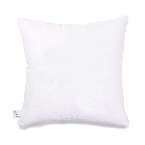 TCC -The Cushion Company Microfiber Cushion Filler, 20 x 20 inch / 50 x 50 cm, Single, White