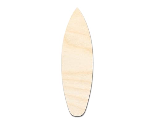 Bigger Better | Unfinished Wood Surfboard Shape | DIY Craft Cutout | 36' / 1/2'