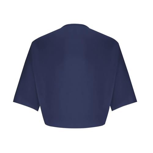 Image of Women's Chiffon Cropped Bolero Sheer Shrugs for Dress Short Sleeve Tie Front Cardigan