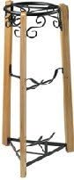 35" 3 Step wood/metal Stand- Black