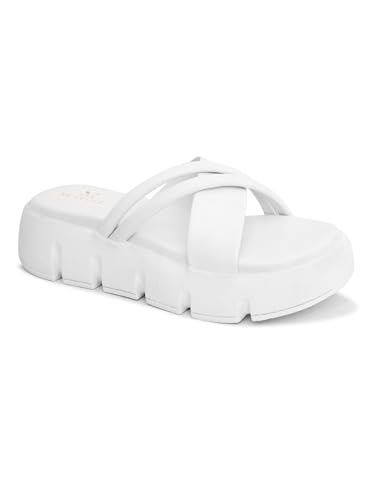 Image of XE Looks Comfortable & Trendy Women's Platform Heels Slippers, Casual Fashion Sandals For Women, Soft Wedges