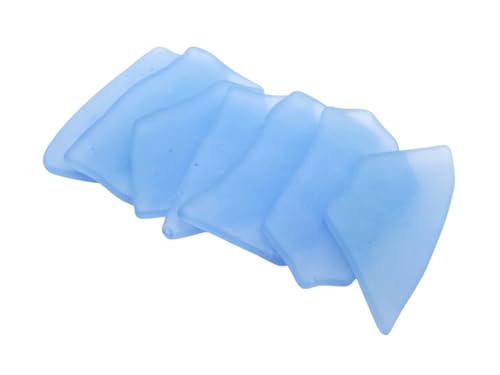 Sea glass place cards - Sky blue - Irregular shapes