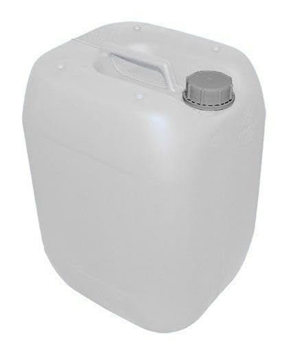 30L / 7.93 Gallon Jerrican (Natural) | Tamper Evident Screw Cap | Food Grade Quality | BPA Free | Perfect Container to Ship Chemicals & Liquids | Easy Stacking HDPE Containers | Pack of 4