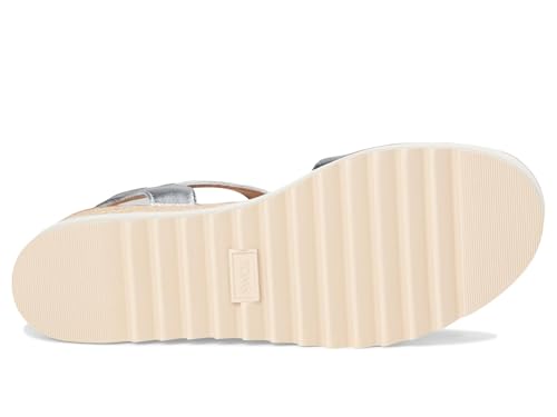 Image of TOMS Women's Diana Wedge Heel Sandal, Leather Upper, Rope-Wrapped Midsole, Adjustable Strap, Buckle, OrthoLite Insole