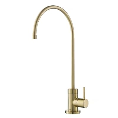 KRAUS Purita 100% Lead-Free Kitchen Water Filter Faucet in Brushed Gold, FF-100BG (Pack of 4)