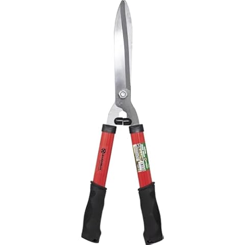 20" Carbon Steel Hedge Shears with Anti-Slip Handles Cover