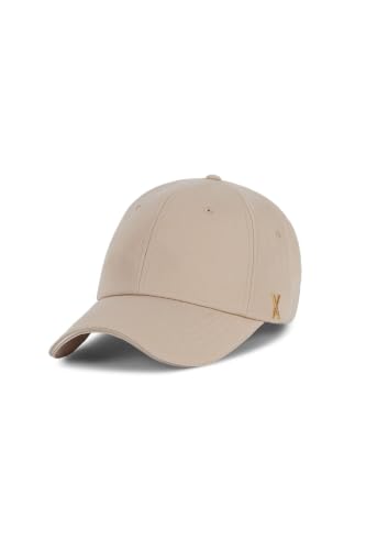 Image of VARZAR 【Official Store Gold Stud Over fit Ball Cap / 3colors Unisex Deeper Small face Effect Fashion hat Polyester