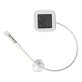 Termómetro digital para pecera con sonda externa para aplicación MI Home, monitor de temperatura remoto de precisión de 0,1 °C para acuario, agua dulce y salada (agua dulce de 30 cm)