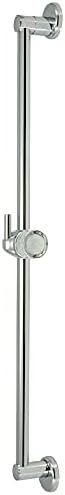Kingston Brass K180A1 Designer Trimscape Showerscape 24-Inch Shower Slide Bar with Pin Wall Hook, Polished Chrome