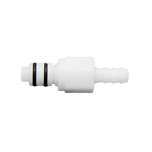 3/8” Air hose qucik connect Hose Quick Connector with Shut-Off,Gas and Liquid Quick Connector Check Valve Beer Line Tubing Quick Disconnect