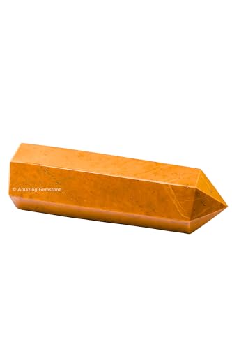 Image of Amazing Gemstone Large Yellow Jasper Crystal Towers ~ Natural Healing Crystal Point Obelisk for Reiki Healing and Crystal Grid (5.5 inch to 6 inch INCH)