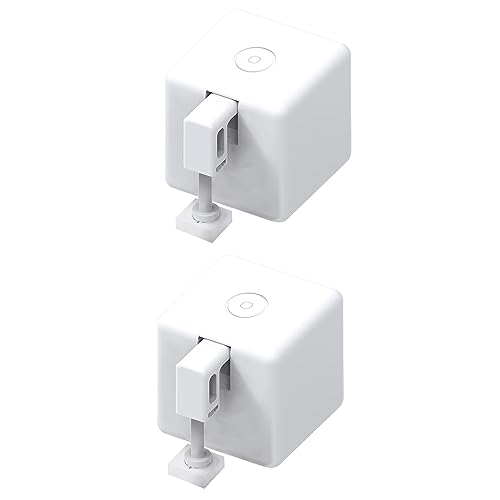 URPIZY 2 interruptores de botón más pulsador de botón inteligente, sin cableado, actualización con interruptor de control táctil