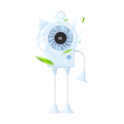 Mini ventilador portátil recargable con 100 velocidades para picnics y camping