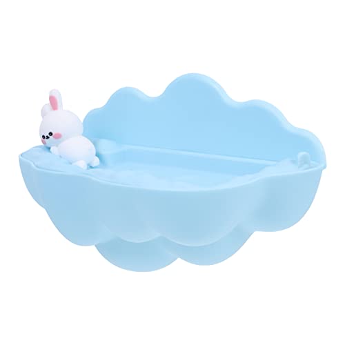 FOMIYES Wall Mounted Soap Dish Cartoon Capacity Soap Storage Rack for Bathroom Shower Kitchen Laundry Draining No-Drill Adhesive for Easy Installation