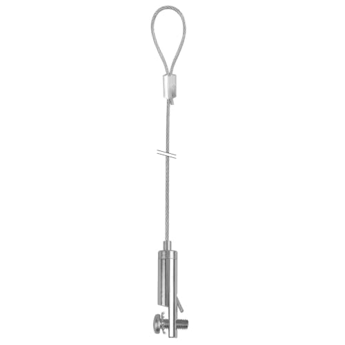 Image of STAS Suspension Set with Panel Hanger (10 mm) and Fixed Loop Mount (for Panels up to 10 mm) (Pack of 2)
