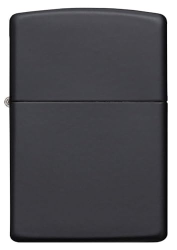 Encendedor Zippo Clásico Personalizado Negro Mate miniatura 2