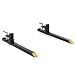 Titan 30" Clamp-on Pallet Forks Attachment for Small Tractor/Skid Steer Buckets