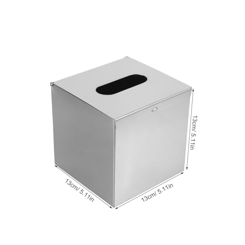 Caja de pañuelos durabilidad a largo plazo cuadrada de acero 3
