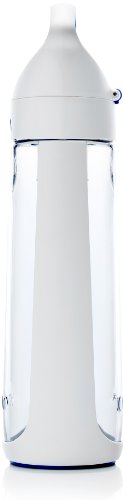Kor Nava Bpa Free 650Ml Filter Water Bottle, White/Blue #TOP5