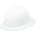 MSA 475408 Skullgard Protective Hard Hat Full Brim, Fas-Trac III Suspension, Standard Size, White