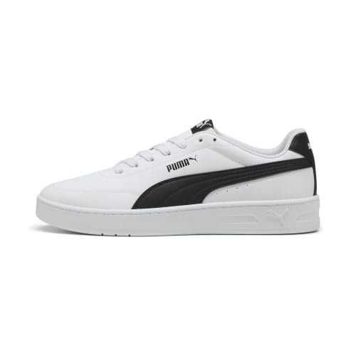 Puma Unisex Court Classic Clean Sneaker, Puma White Puma Black, 40.5 EU – Ansicht 3