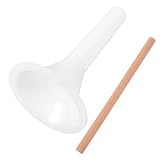WATIIFUFU Embudo para Embutir Salchichas Manual Portátil con Tubo 22 para Tripa de Cerdo y Palo de Madera Kit de Herramientas de Cocina para Hacer Embutidos Caseros Reutilizable