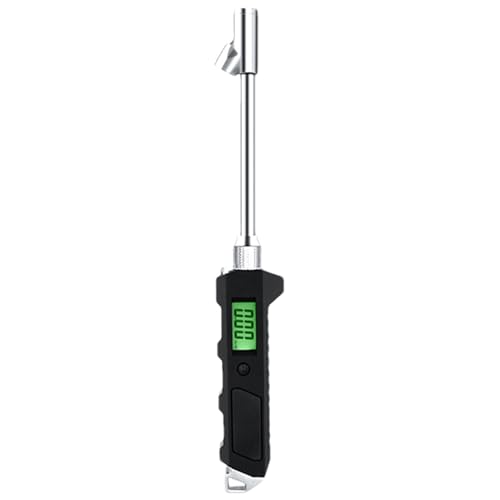 Manomètre de pression de pneu rétroéclairé avec lampe de poche pour moto