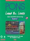  PONS Land & Leute Sprachtrainer, Audio-CDs m. Textbuch, Englisch, 2 CD-Audio m. Textbuch