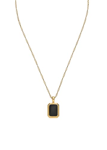 Chaîne pour homme acier inoxydable Purelei pendentif rectangle