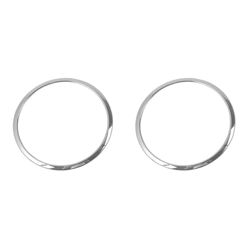 OOPUHKSY Car Roof Sound Speaker Decoration Cover Trim Interior Accessories For Jeep For Wrangler JK 2007 2008 2009 2010 2011-2014 (Chrome)