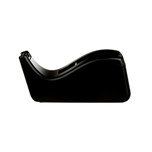 Scotch Desktop Tape Dispenser, Black Two-Tone, 1 Dispenser/Pack (C60-Bk) #TOP3