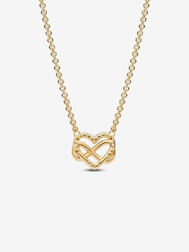 PANDORA Sparkling Infinity Heart Collier Necklace - With Gift Box - 50 cm4