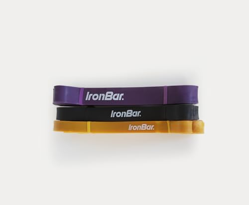 Entraînement en bar à la maison avec le kit IronBar et ses 3 bandes de fitness en latex