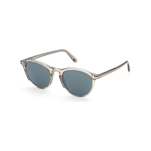 TOM FORD Unisex FT0904 Sunglasses, Shiny beige, 50/19/145