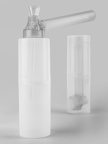 Image of UniBo (Universal Bong) 18 cm Portable Detachable Water Pipe Bong - White