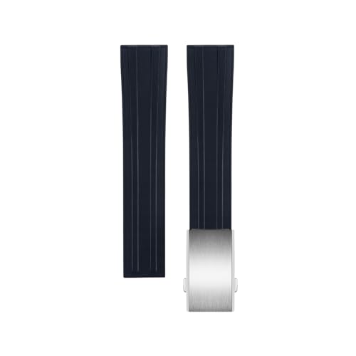 Bracelet de montre en caoutchouc fluoré 20mm pour explorer en Fifty Fathoms