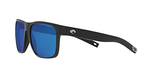 Costa Del Mar Man Sunglasses, Matte Black Frame - Blue Mirror Lenses - 59MM3