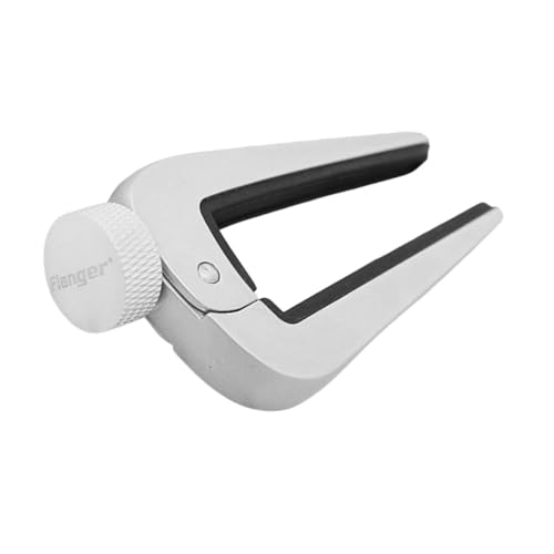 ERINGOGO 可能なユニバーサルギターカポ メタル製 シルバー 弦アコースティック クラシック エレキギター ベース マンドリン対応 調音精向上 安定した使用感 初心者からプロまで全てのミュージシャンに